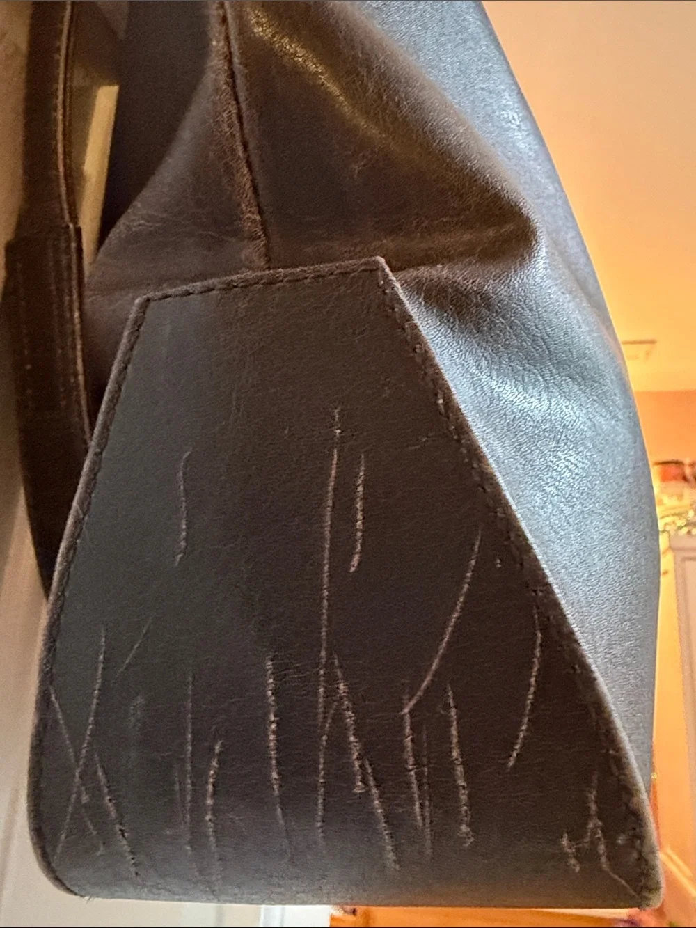 Matt & Nat Chocolate Brown Vegan Messenger Tote
